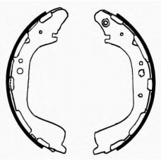 J GF-295AF JAPANPARTS Комплект тормозных колодок
