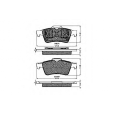 32467 SPIDAN Комплект тормозных колодок, дисковый тормоз