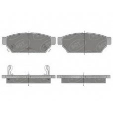 SP 652 SCT Комплект тормозных колодок, дисковый тормоз