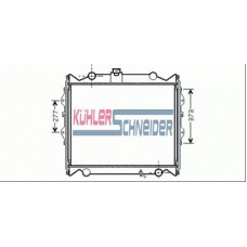 3200251 KUHLER SCHNEIDER Радиатор, охлаждение двигател