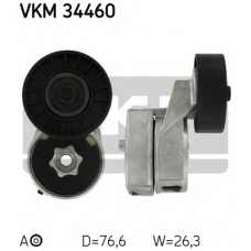VKM 34460 SKF Натяжной ролик, поликлиновой  ремень
