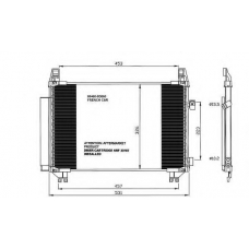 35654 NRF Конденсатор, кондиционер