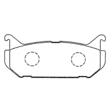 PN-5238 JNBK Колодки тормозные