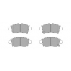 FBP-1604 FREMAX Комплект тормозных колодок, дисковый тормоз