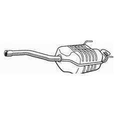 71133 WALKER Глушитель выхлопных газов конечный