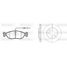 85613.01 WOKING Комплект тормозов, дисковый тормозной механизм