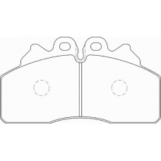 G6969 ABEX Комплект тормозных колодок, дисковый тормоз