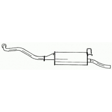 50627 SIGAM Глушитель выхлопных газов конечный