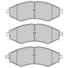 FBP-1926 FREMAX Комплект тормозных колодок, дисковый тормоз