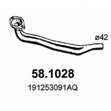 58.1028 ASSO Труба выхлопного газа