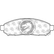 BP1526 QH Benelux Комплект тормозных колодок, дисковый тормоз