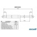 BGS10950 BUGIAD Газовая пружина, крышка багажник