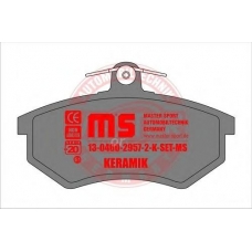 13-0460-2957-2-C-SET MASTER-SPORT Комплект тормозных колодок, дисковый тормоз