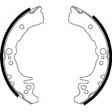 BS1139 QUINTON HAZELL Комплект тормозных колодок