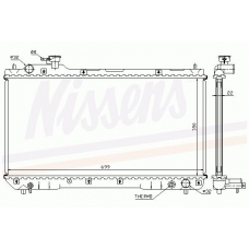 64629A NISSENS Радиатор, охлаждение двигателя