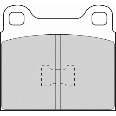 FD449N NECTO Комплект тормозных колодок, дисковый тормоз