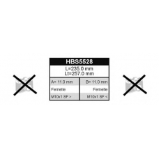 HBS5528 QUINTON HAZELL Тормозной шланг