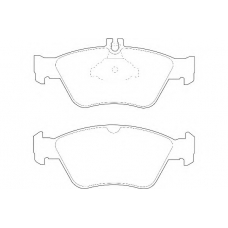 WBP21664A WAGNER LOCKHEED Комплект тормозных колодок, дисковый тормоз