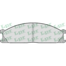 05P379 LPR Комплект тормозных колодок, дисковый тормоз