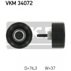 VKM 34072 SKF Паразитный / ведущий ролик, поликлиновой ремень