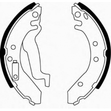 J GF-410AF JAPANPARTS Комплект тормозных колодок