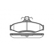 P7463.10 WOKING Комплект тормозных колодок, дисковый тормоз
