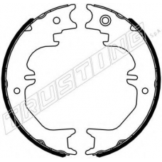 115.329 TRUSTING Комплект тормозных колодок, стояночная тормозная с