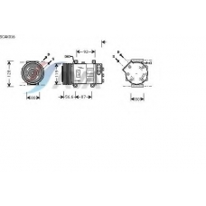 SCAK016 AVA Компрессор, кондиционер
