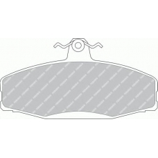 FDB610B FERODO Комплект тормозных колодок, дисковый тормоз