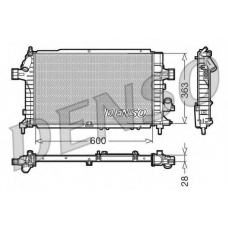 DRM20104 DENSO Радиатор, охлаждение двигателя