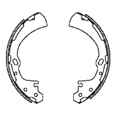 MFR263 MINTEX Комплект тормозных колодок