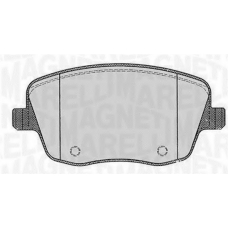 363916060575 MAGNETI MARELLI Комплект тормозных колодок, дисковый тормоз