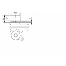 TKR 9814 TIMKEN Паразитный / ведущий ролик, зубчатый ремень