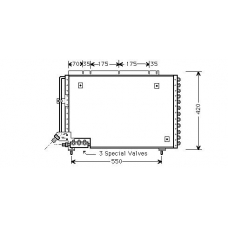 VO5082 AVA Конденсатор, кондиционер