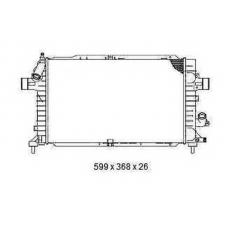 2065049 ORDONEZ Радиатор, охлаждение двигателя