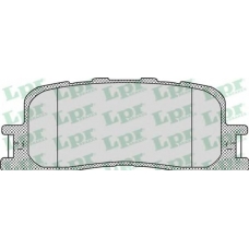 05P1115 LPR Комплект тормозных колодок, дисковый тормоз