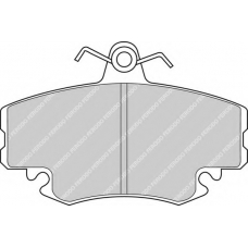 FD7181A NECTO Комплект тормозных колодок, дисковый тормоз