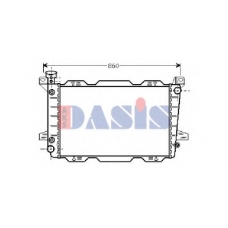 520620N AKS DASIS Радиатор, охлаждение двигателя