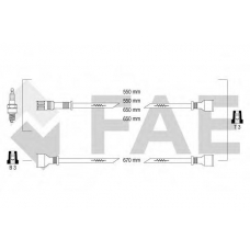 83500 FAE Комплект проводов зажигания