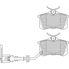 DBP391645 DURON Комплект тормозных колодок, дисковый тормоз
