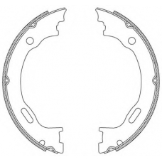 BSA2189.00 OPEN PARTS Комплект тормозных колодок