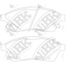 PN51006 NiBK Комплект тормозных колодок, дисковый тормоз
