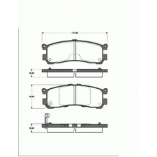 1501223243 S.b.s. Комплект тормозных колодок, дисковый тормоз