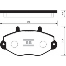 FBP2019 FI.BA Комплект тормозных колодок, дисковый тормоз