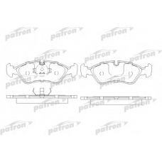 PBP584 PATRON Комплект тормозных колодок, дисковый тормоз