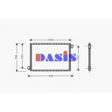 546300N AKS DASIS Конденсатор, кондиционер