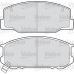 551719 VALEO Комплект тормозных колодок, дисковый тормоз
