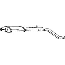 148-121 BOSAL Средний глушитель выхлопных газов