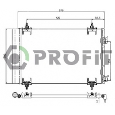 PR 1913C1 PROFIT Конденсатор, кондиционер