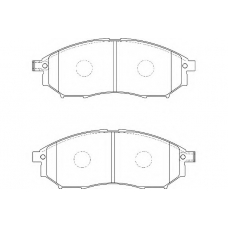 WBP23698A WAGNER LOCKHEED Комплект тормозных колодок, дисковый тормоз